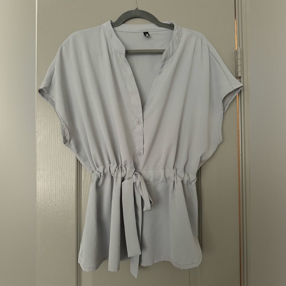 Blue/gray blouse